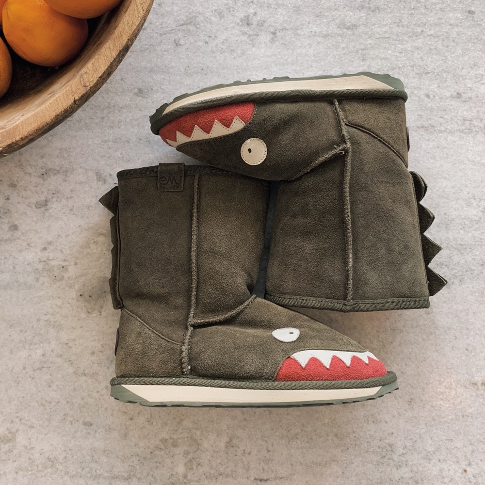 EMU Australia Kids Olive Croc